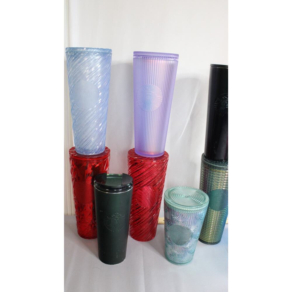 Starbucks 31 Pc Tumbler Cup Lot NWT Cold Cups Straws Bulk Reseller Collection - Picture 10 of 16